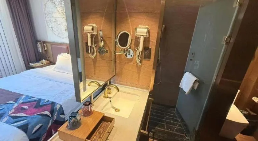 Bed in James Joyce Coffetel·Beijing South Muxiyuan Metro Station