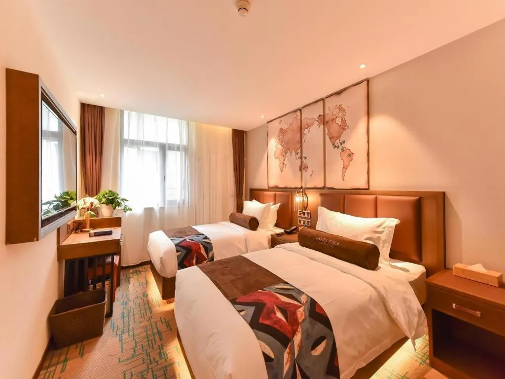 Bed in James Joyce Coffetel·Beijing South Muxiyuan Metro Station