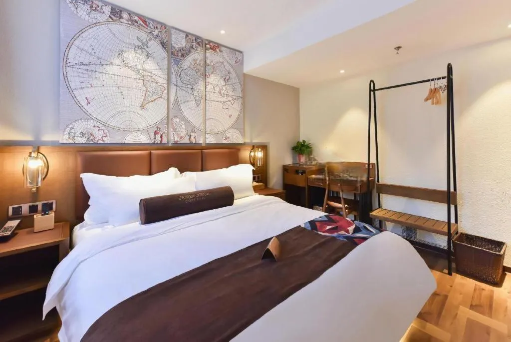 Bed in James Joyce Coffetel·Beijing South Muxiyuan Metro Station