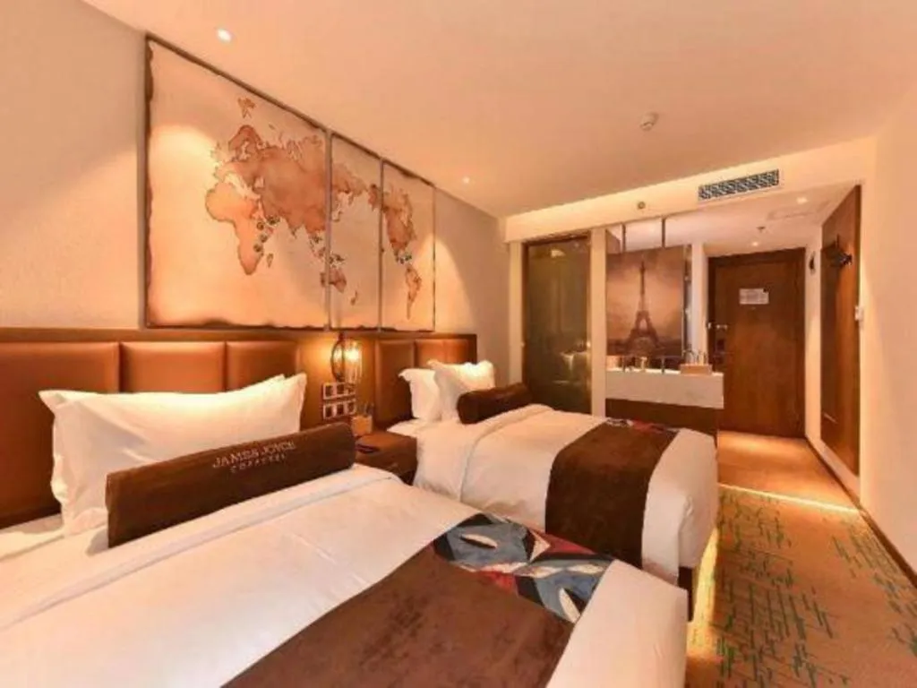 Bed in James Joyce Coffetel·Beijing South Muxiyuan Metro Station