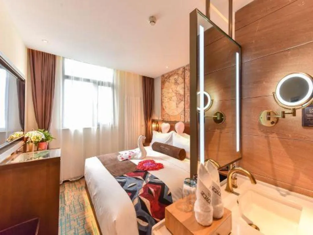 Bed in James Joyce Coffetel·Beijing South Muxiyuan Metro Station