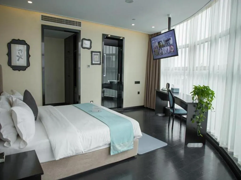 Bed in Xana Hotelle·Lianyungang Donghai