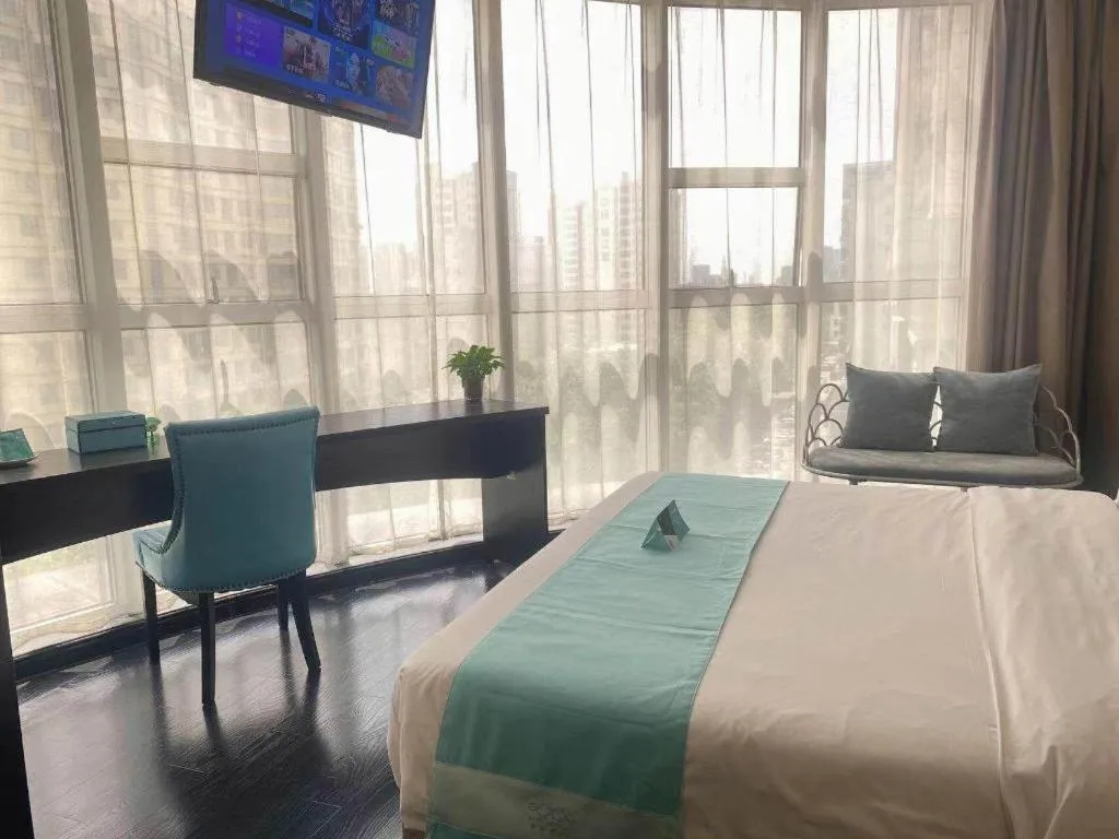 Bed in Xana Hotelle·Lianyungang Donghai