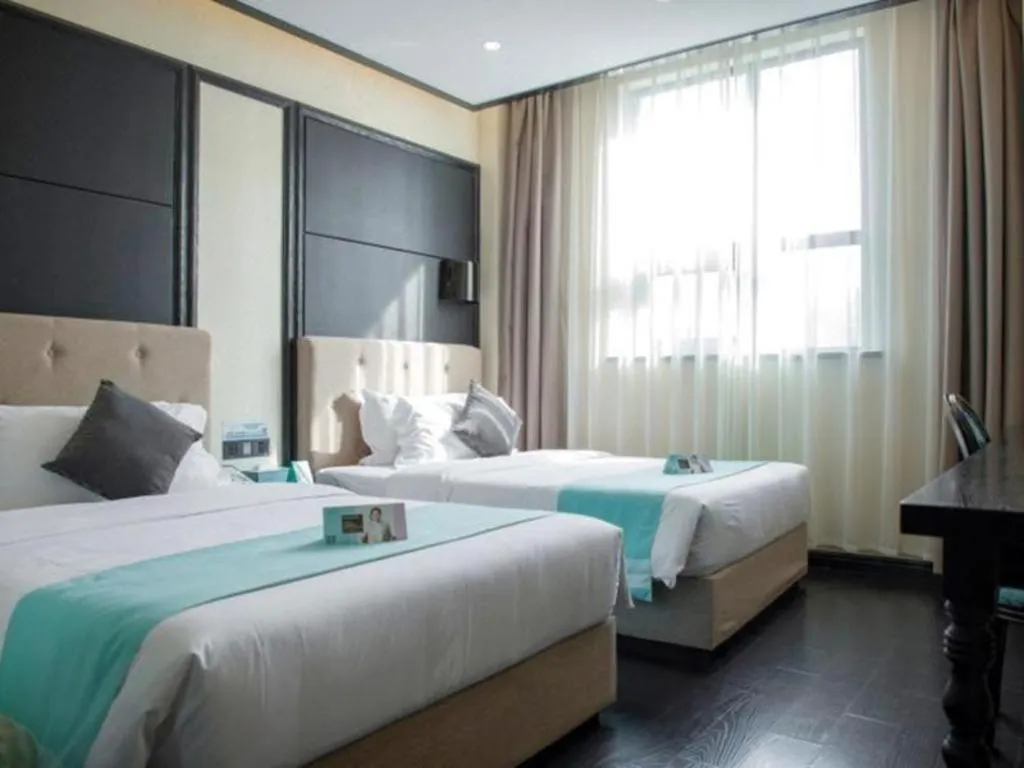 Bed in Xana Hotelle·Lianyungang Donghai