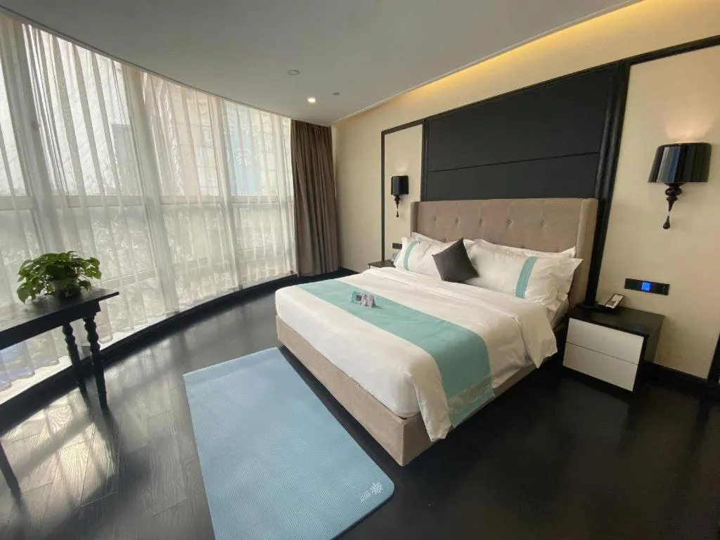 Bed in Xana Hotelle·Lianyungang Donghai