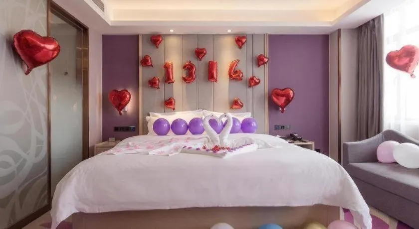 Bed in Lavande Hotel·Jining Party School Building