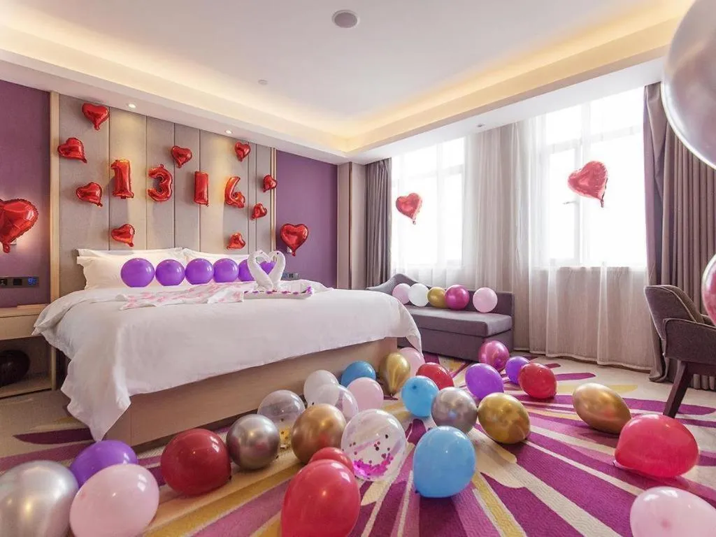 Bed in Lavande Hotel·Jining Party School Building