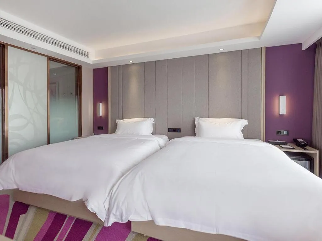Bed in Lavande Hotel·Jining Party School Building