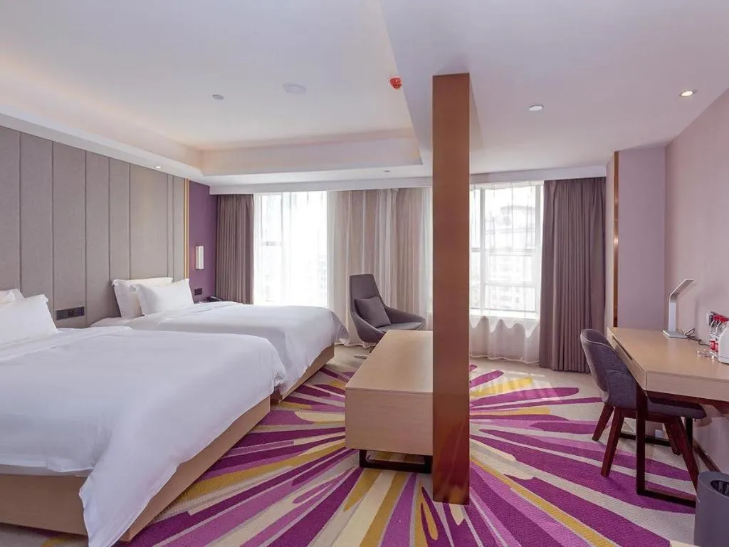 Bed in Lavande Hotel·Jining Party School Building