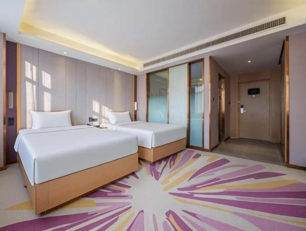 Bed in Lavande Hotel·Jining Party School Building