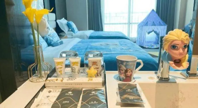 Bed in Chonpines Hotel Guangzhou Sunac Cultural and Tourism City Shiling