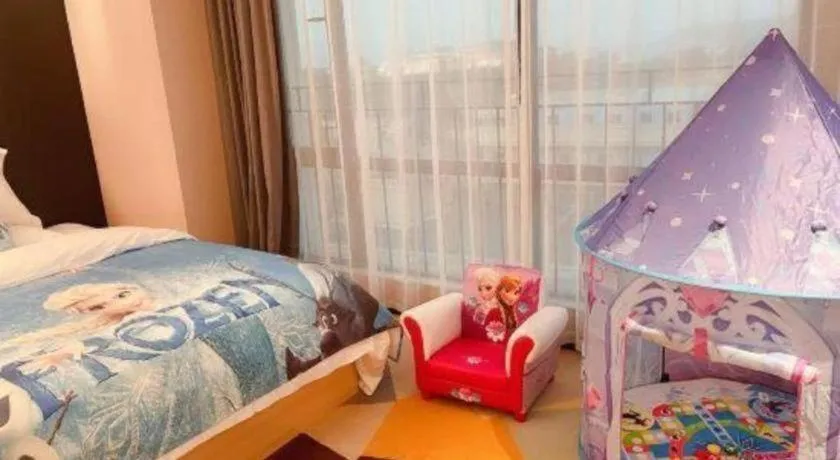 Bed in Chonpines Hotel Guangzhou Sunac Cultural and Tourism City Shiling