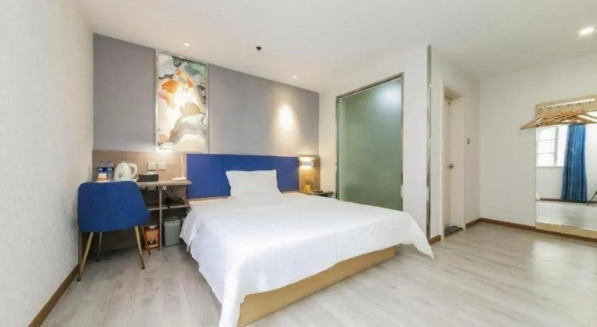 Bed in PAI Hotel·Chengdu Jinsha Museum Metro Station