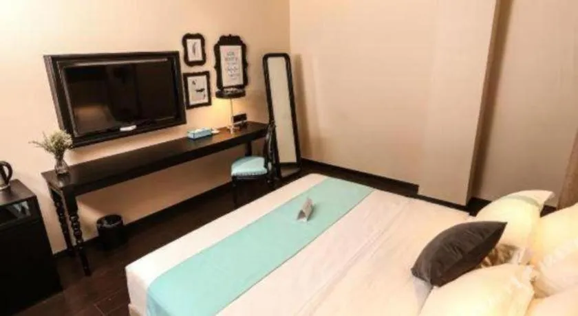 Bed in Xana Hotelle·Ji'nan Hi-tech Zone Century Avenue Tangye