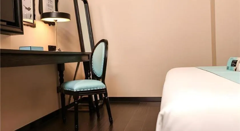 Bed in Xana Hotelle·Ji'nan Hi-tech Zone Century Avenue Tangye