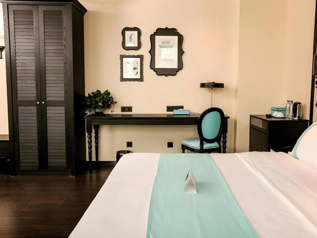 Bed in Xana Hotelle·Ji'nan Hi-tech Zone Century Avenue Tangye