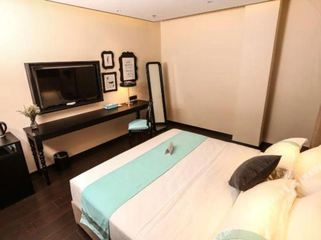Bed in Xana Hotelle·Ji'nan Hi-tech Zone Century Avenue Tangye