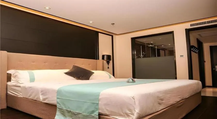Bed in Xana Hotelle·Ji'nan Hi-tech Zone Century Avenue Tangye