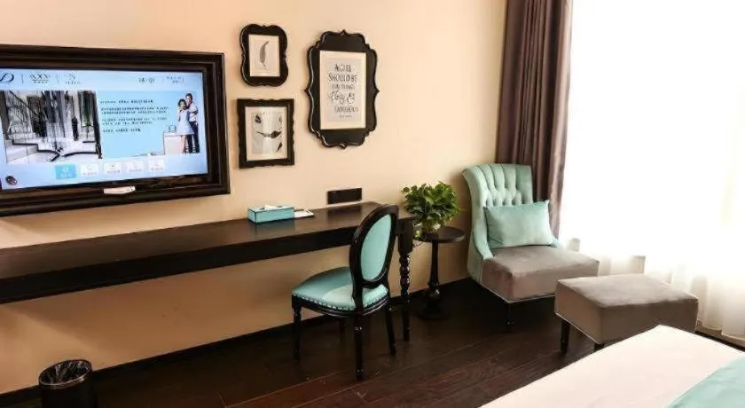 Bed in Xana Hotelle·Ji'nan Hi-tech Zone Century Avenue Tangye