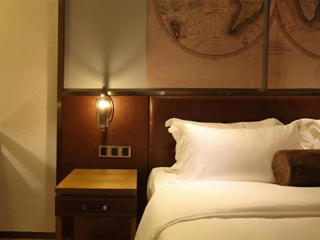 Bed in James Joyce Coffetel·Nannign Shanglin Tongle Road