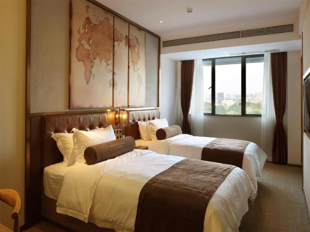 Bed in James Joyce Coffetel·Nannign Shanglin Tongle Road