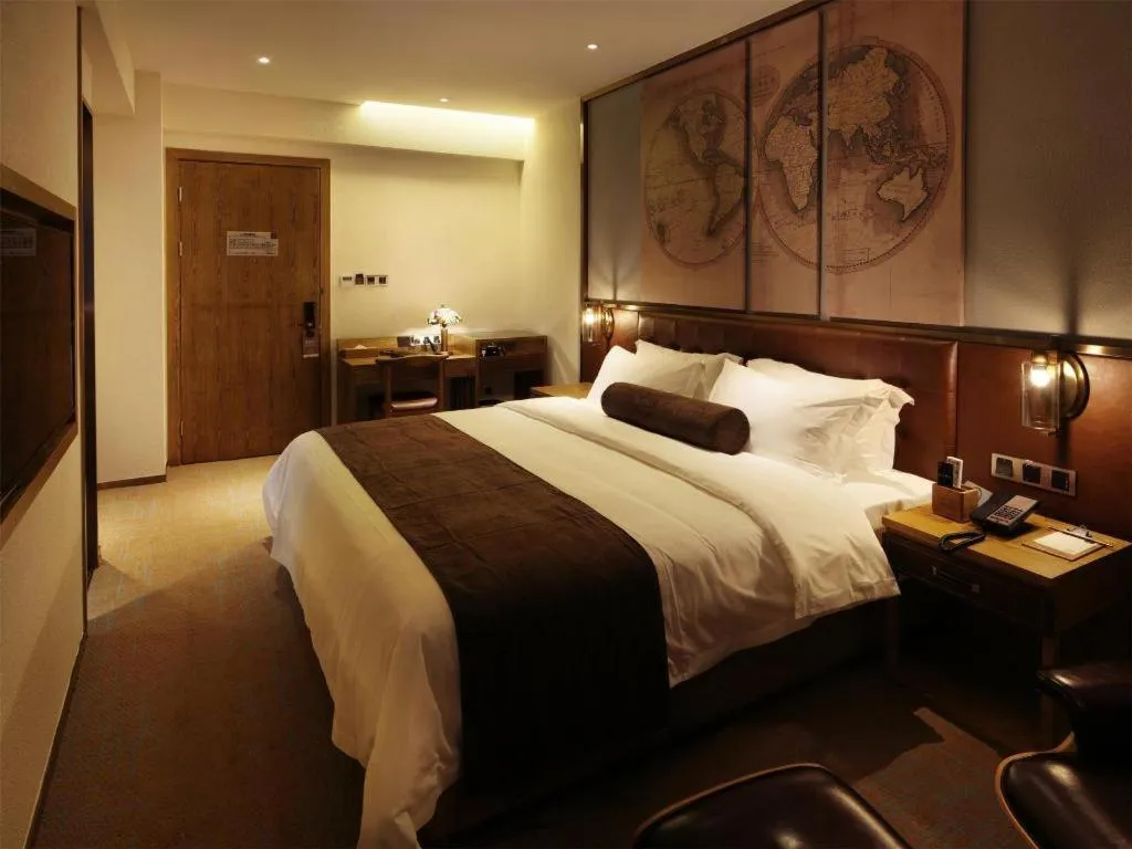 Bed in James Joyce Coffetel·Nannign Shanglin Tongle Road