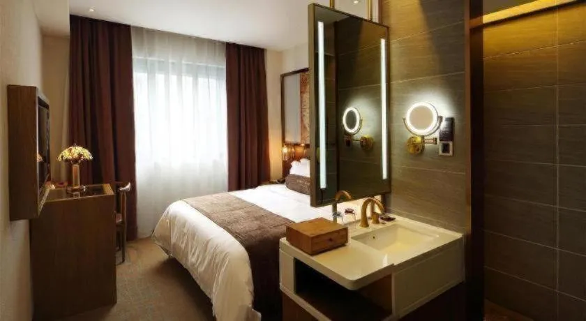 Bed in James Joyce Coffetel·Nannign Shanglin Tongle Road