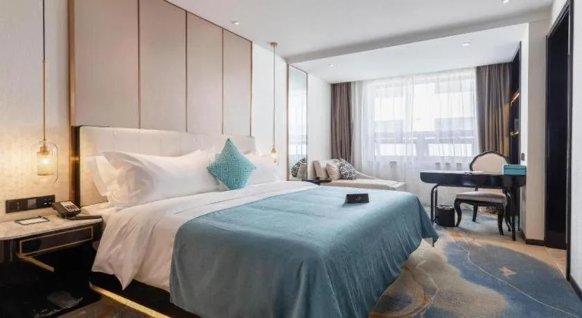 Bed in Xana Deluxe Beijing Guang'anmen Metro Station