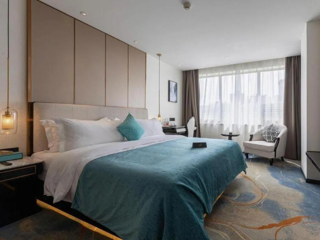 Bed in Xana Deluxe Beijing Guang'anmen Metro Station