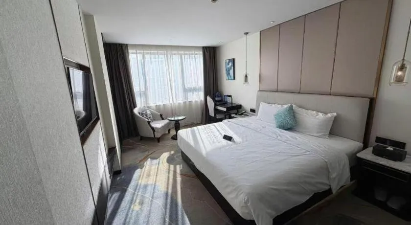 Bed in Xana Deluxe Beijing Guang'anmen Metro Station