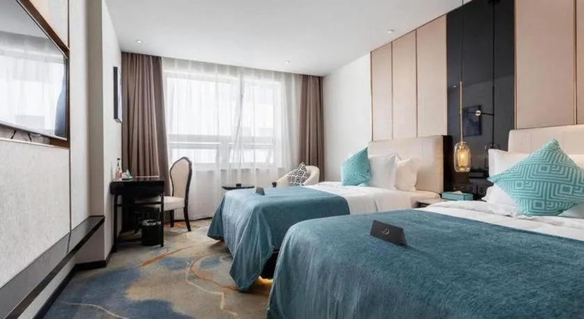 Bed in Xana Deluxe Beijing Guang'anmen Metro Station