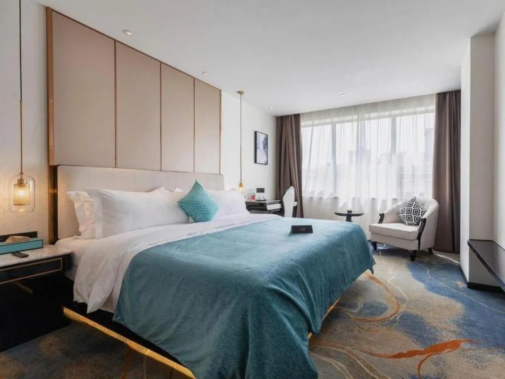 Bed in Xana Deluxe Beijing Guang'anmen Metro Station