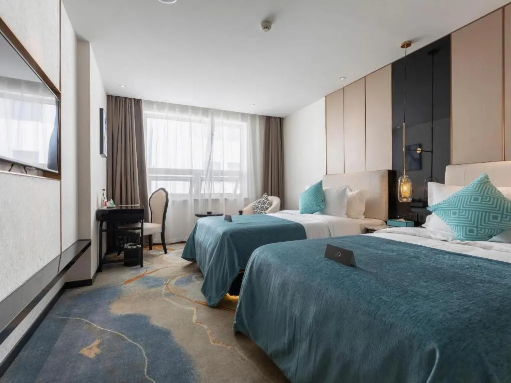 Bed in Xana Deluxe Beijing Guang'anmen Metro Station