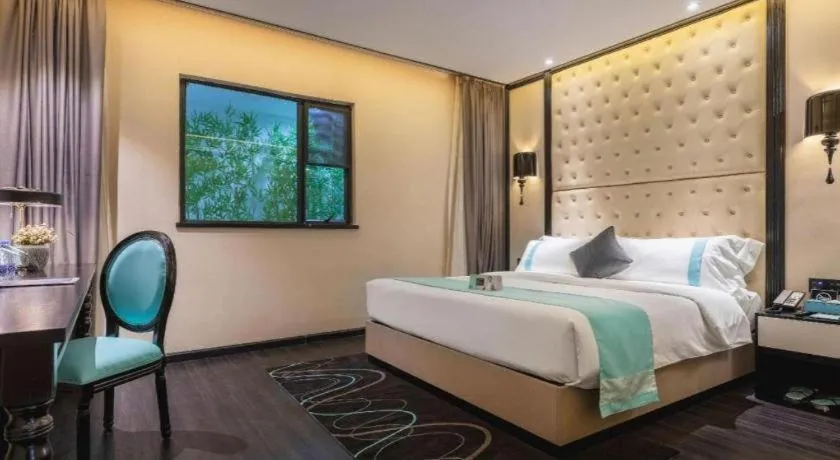 Bed in Xana Hotelle·Guangzhou Shangxiajiu Yongqingfang Changshou Road Metro Station