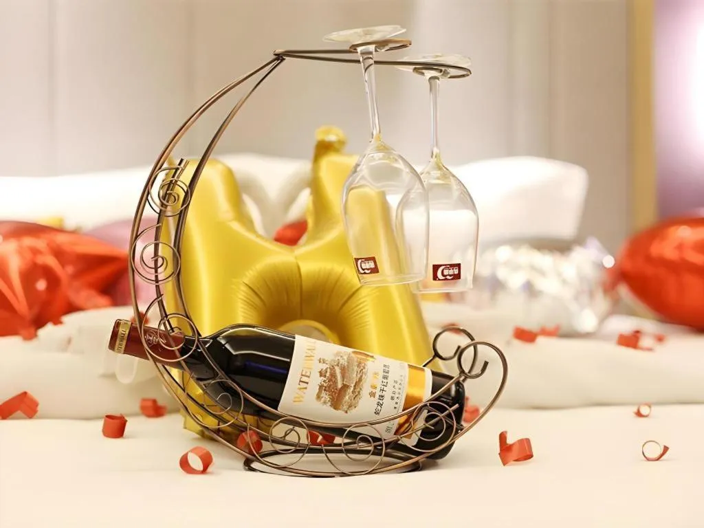 Bed in Lavande Hotel·Heyuan Bavaria