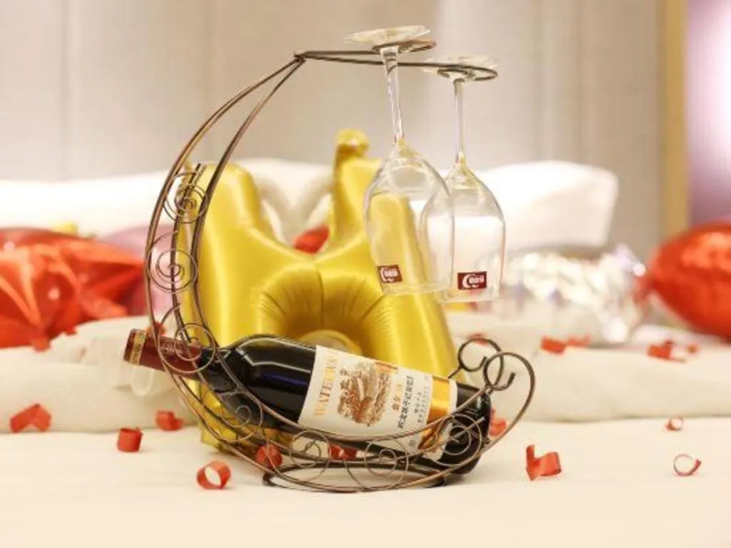 Bed in Lavande Hotel·Heyuan Bavaria