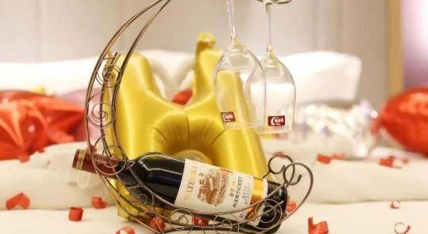 Bed in Lavande Hotel·Heyuan Bavaria