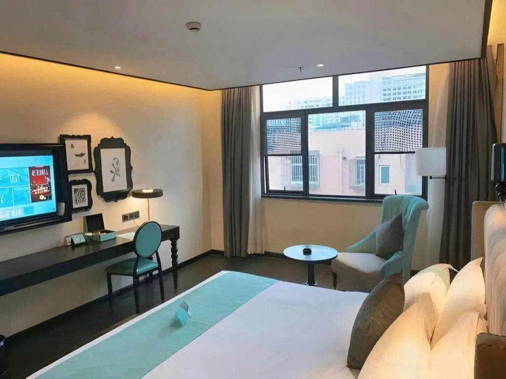 Bed in Xana Hotelle Nanjing Xinjiekou Daxinggong Metro Station