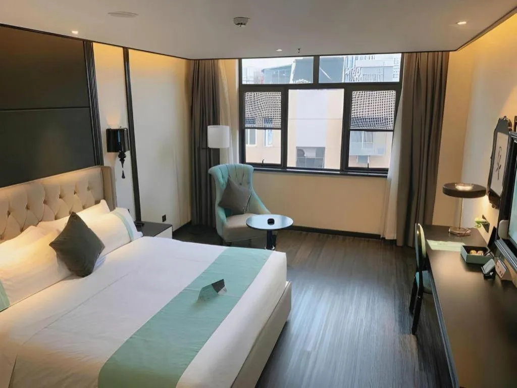 Bed in Xana Hotelle Nanjing Xinjiekou Daxinggong Metro Station