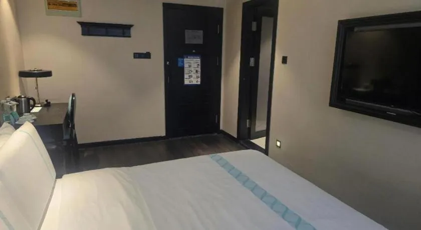 Bed in Xana Hotelle Nanjing Xinjiekou Daxinggong Metro Station