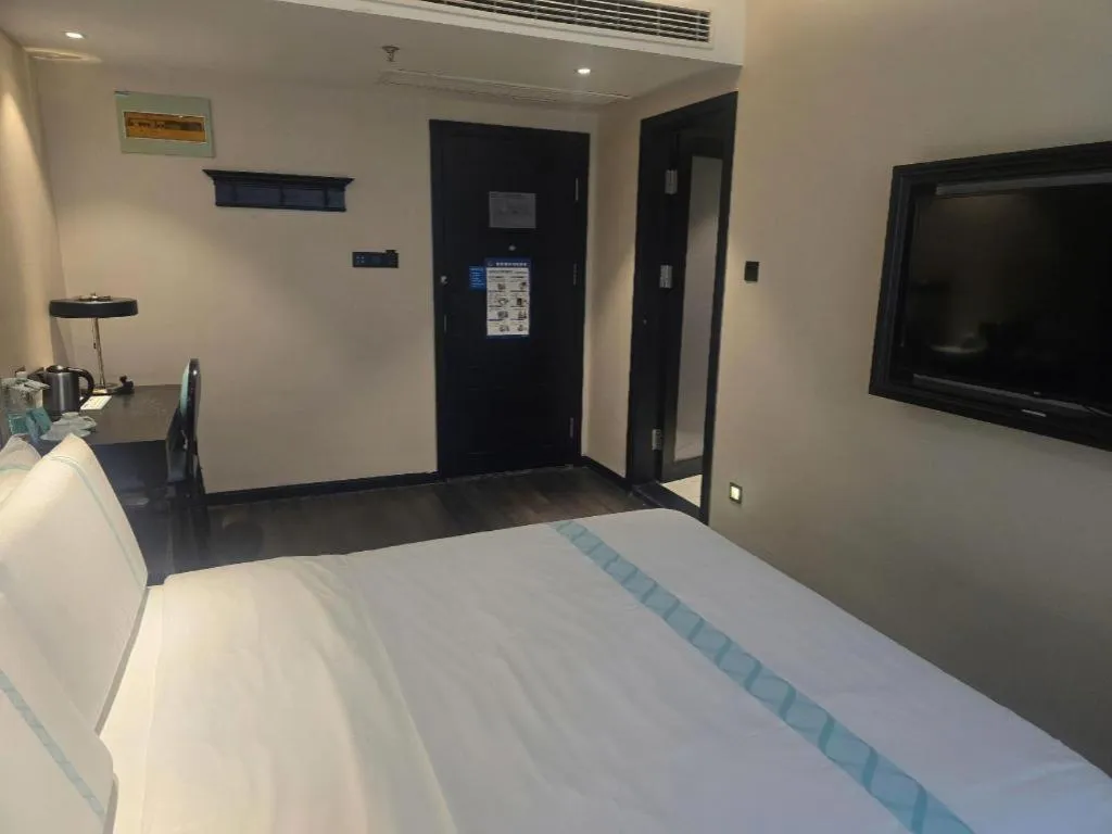 Bed in Xana Hotelle Nanjing Xinjiekou Daxinggong Metro Station