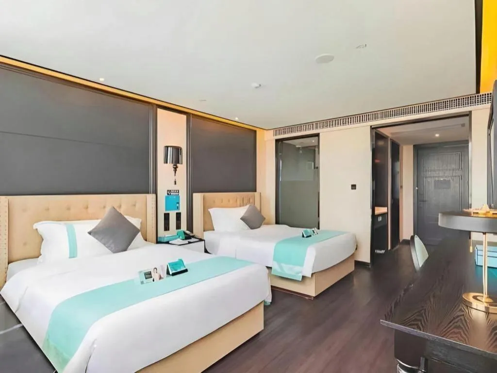 Bed in Xana Hotelle Nanjing Xinjiekou Daxinggong Metro Station