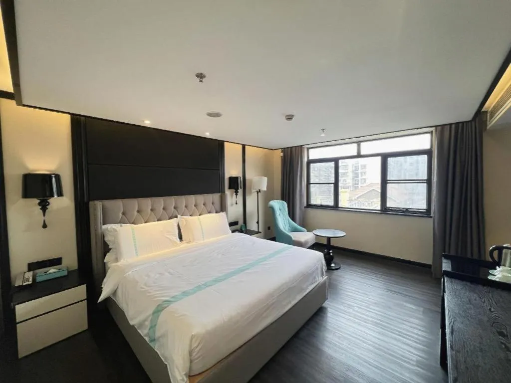 Bed in Xana Hotelle Nanjing Xinjiekou Daxinggong Metro Station