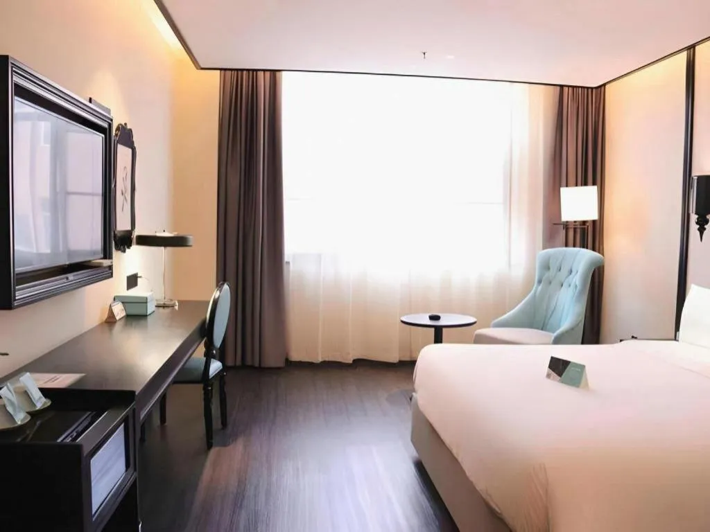 Bed in Xana Hotelle Nanjing Xinjiekou Daxinggong Metro Station