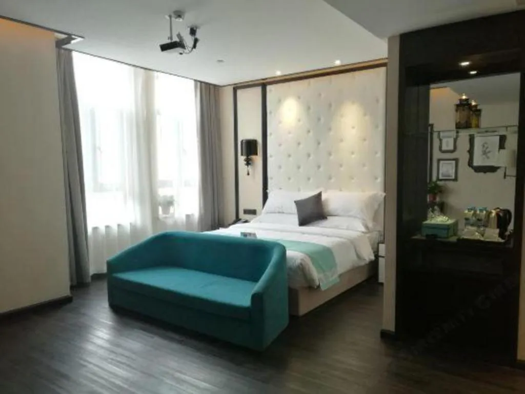 Bed in Xana Hotelle·Tianshui Shangyi Plaza