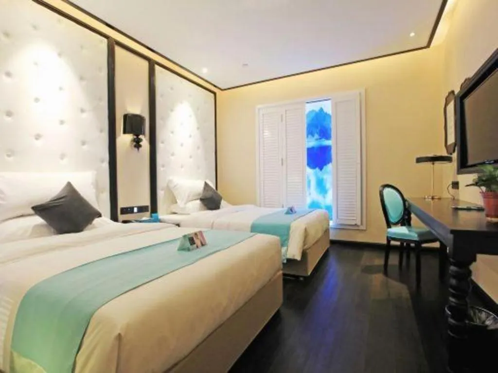Bed in Xana Hotelle·Tianshui Shangyi Plaza