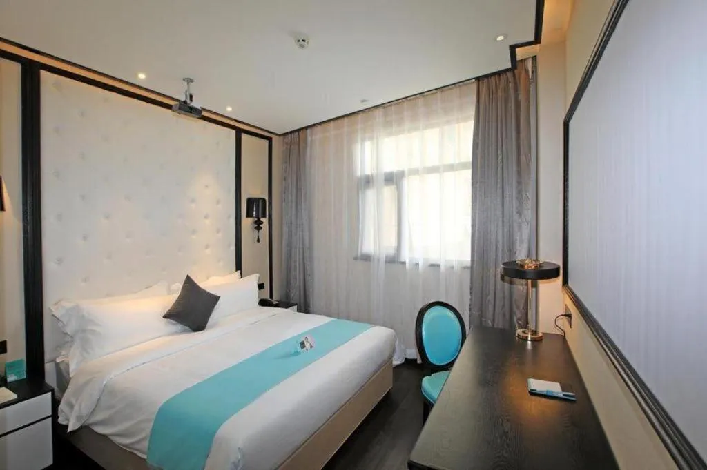 Bed in Xana Hotelle·Tianshui Shangyi Plaza