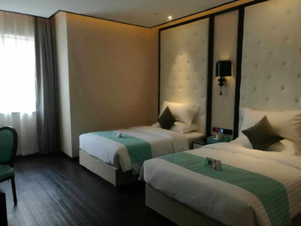 Bed in Xana Hotelle·Tianshui Shangyi Plaza