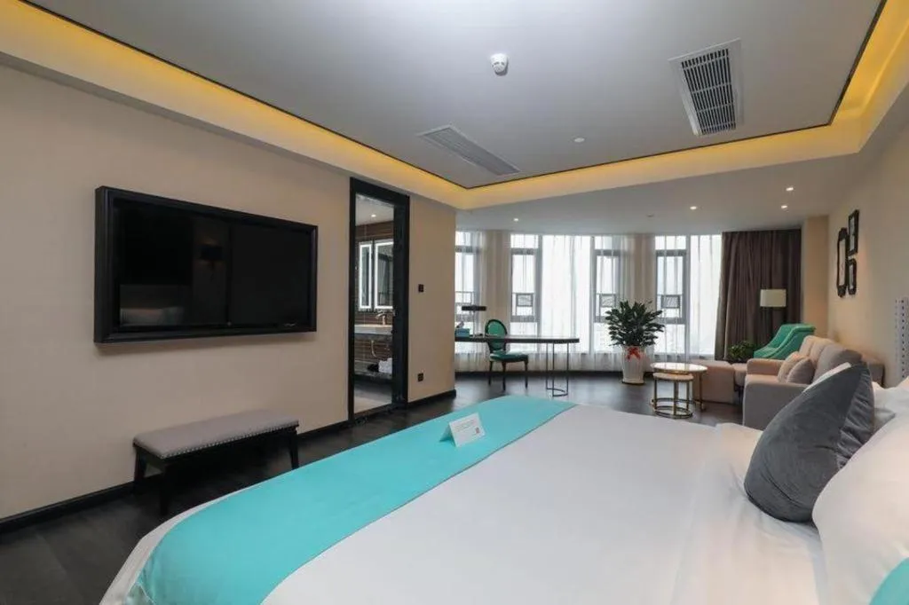 Bed in Xana Hotelle·Heyuan Hongxing Road