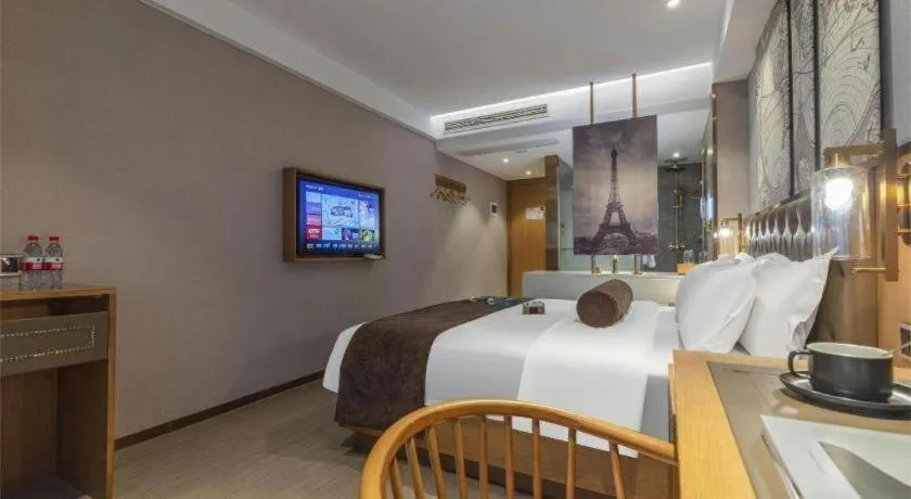 Bed in James Joyce Coffetel Hefei University of Technology